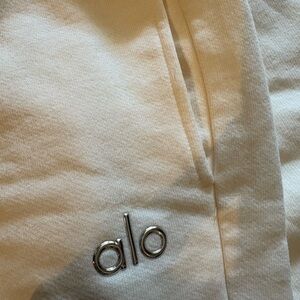 ALO Yoga cream (bone) sweatpants